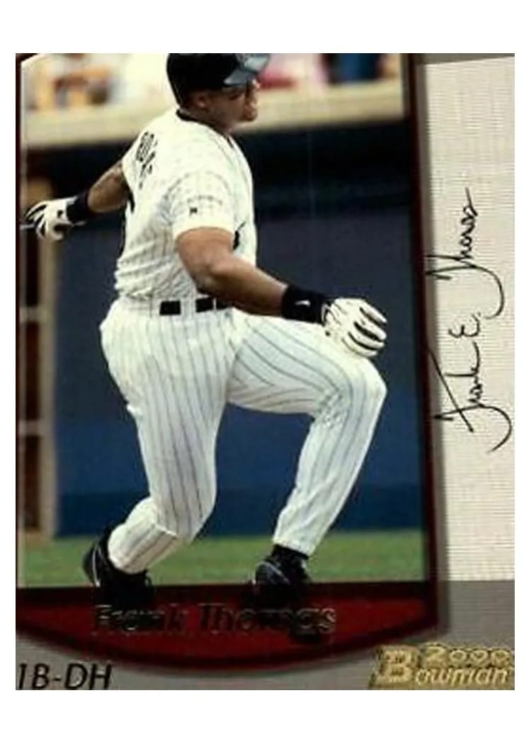 2000 Bowman Frank Thomas #91 card