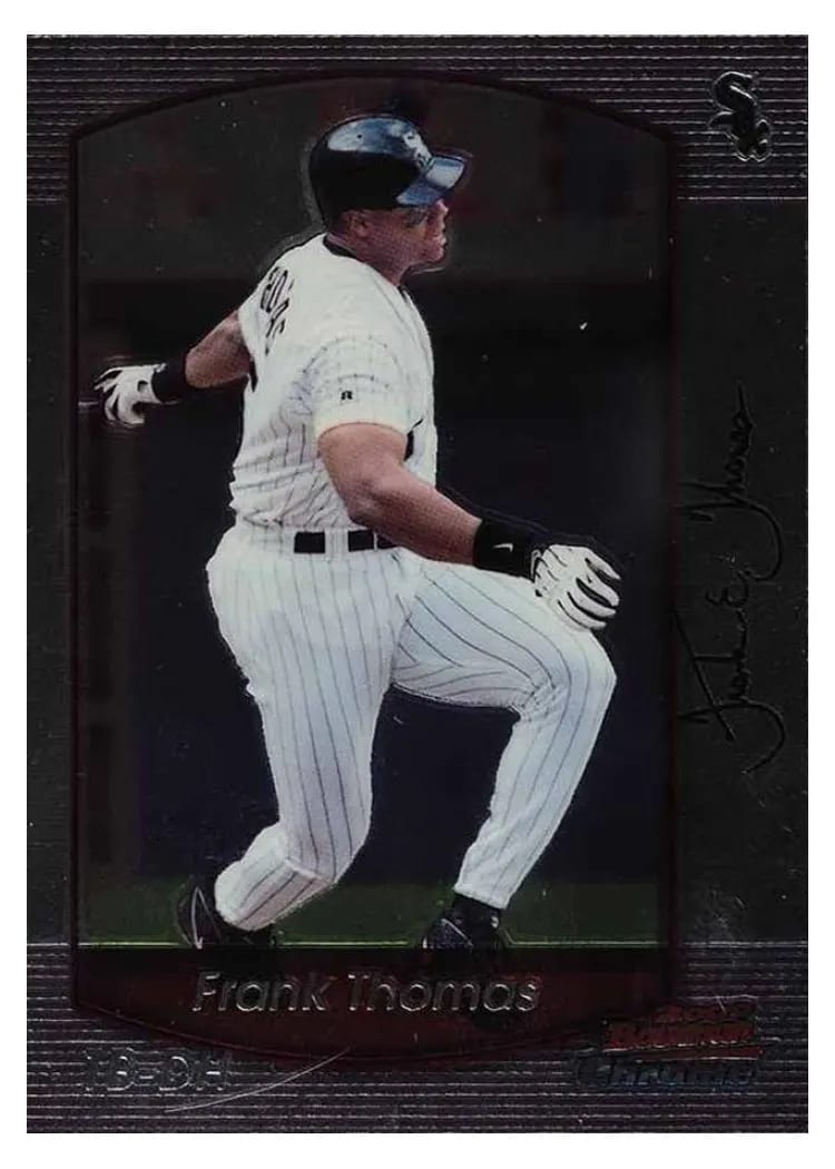 2000 Bowman Chrome Frank Thomas #91 card