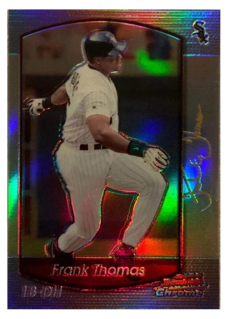 2000 Bowman Chrome Frank Thomas #91 card