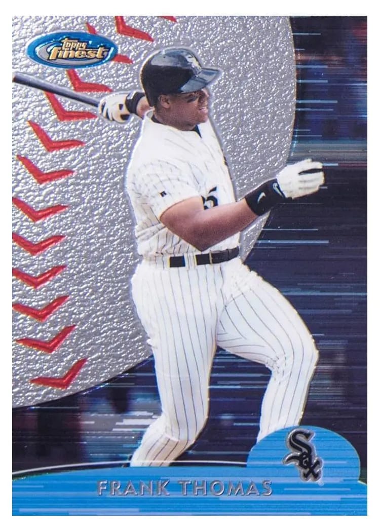 2000 Finest Frank Thomas #155 card