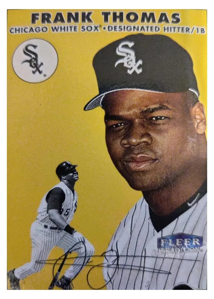 2000 Fleer Tradition Frank Thomas #129 card