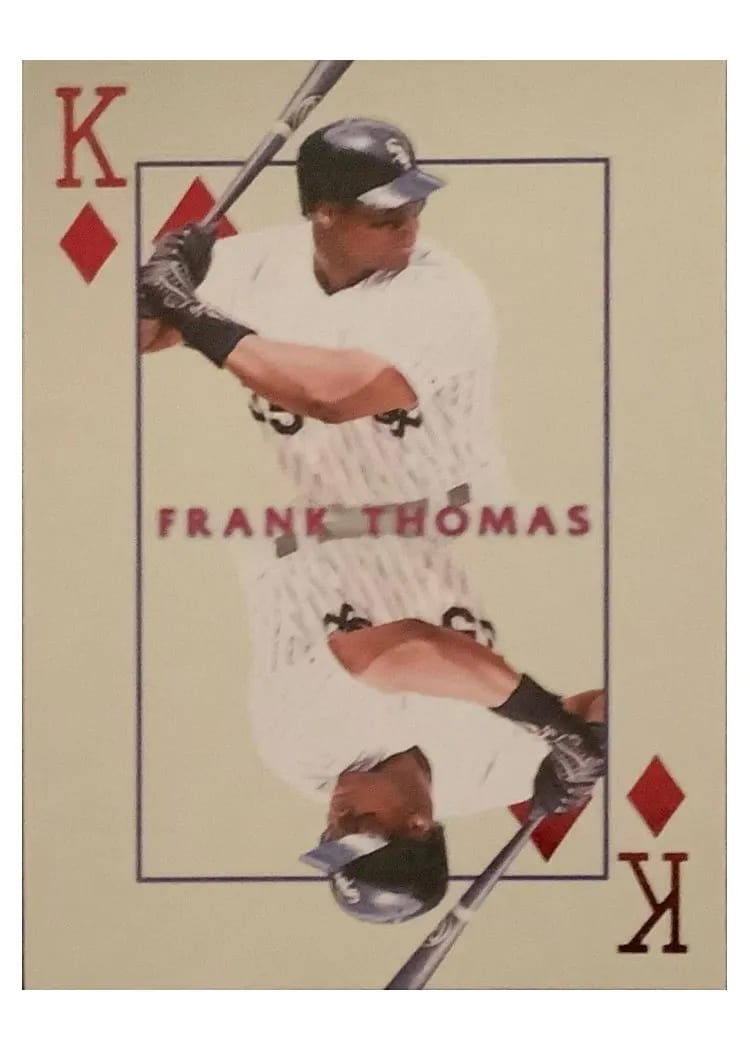 2000 Pacific Invincible Frank Thomas #8 card