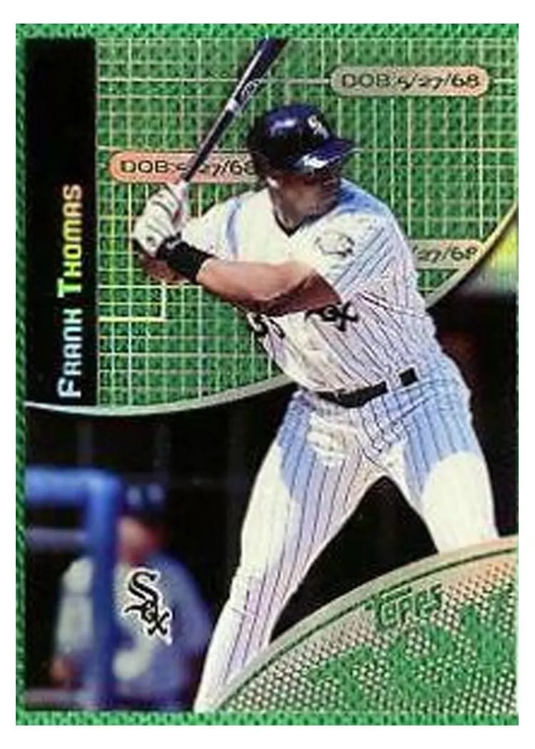 2000 Topps Tek Frank Thomas #24 card