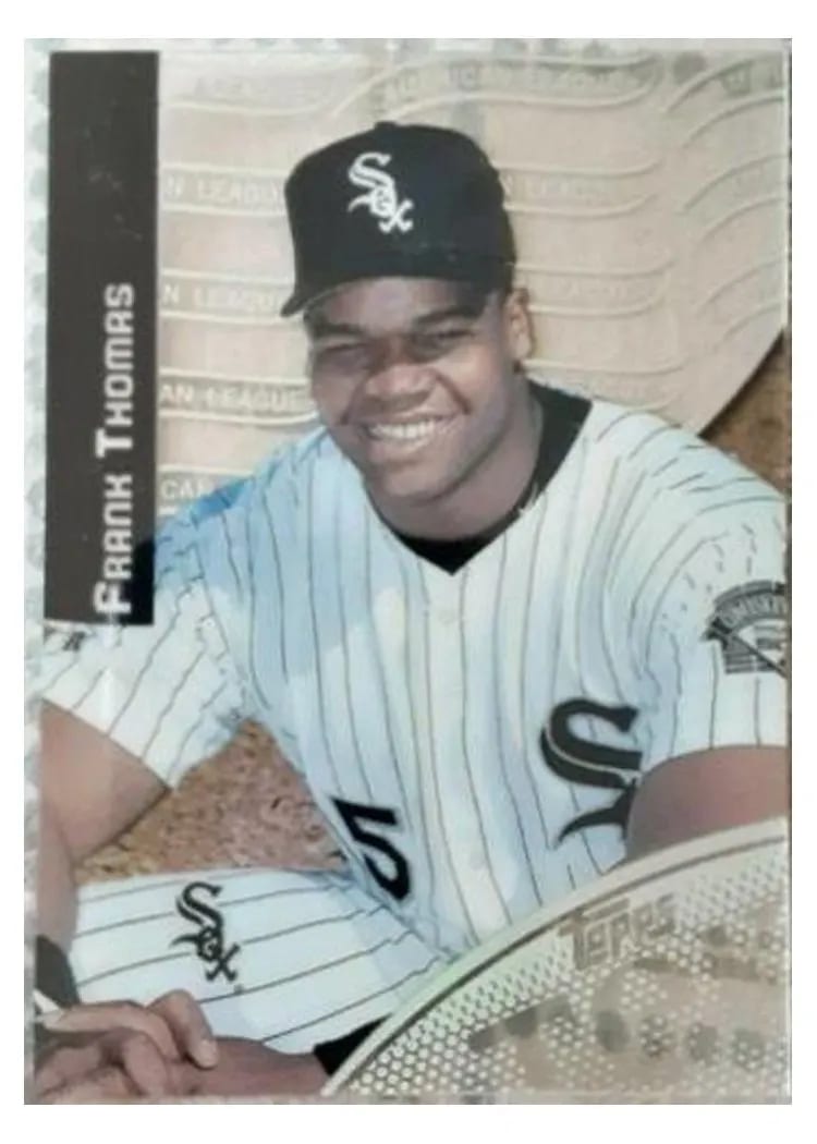2000 Topps Tek Frank Thomas #24-3 card