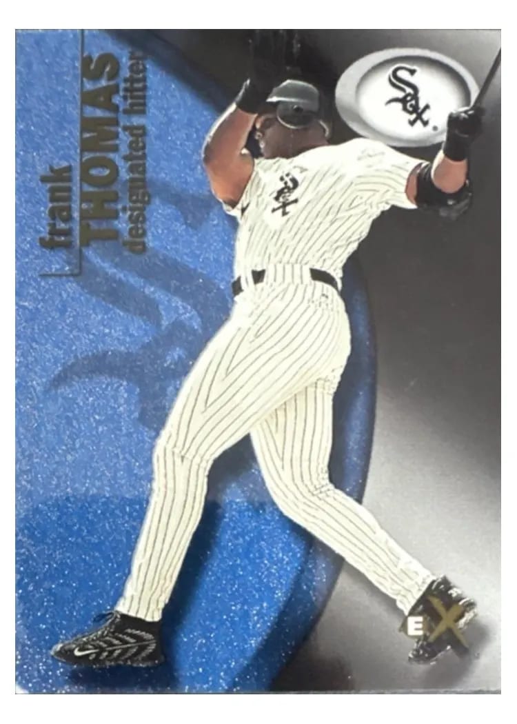 2001 Fleer EX Frank Thomas #34 card