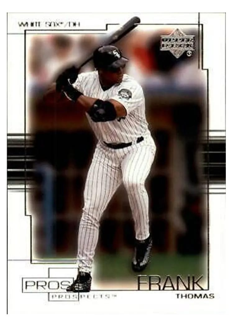2001 Upper Deck Pros & Prospects Frank Thomas #37 card