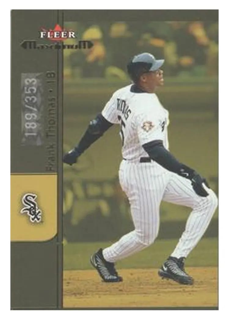 2002 Fleer Maximum Frank Thomas #32 card