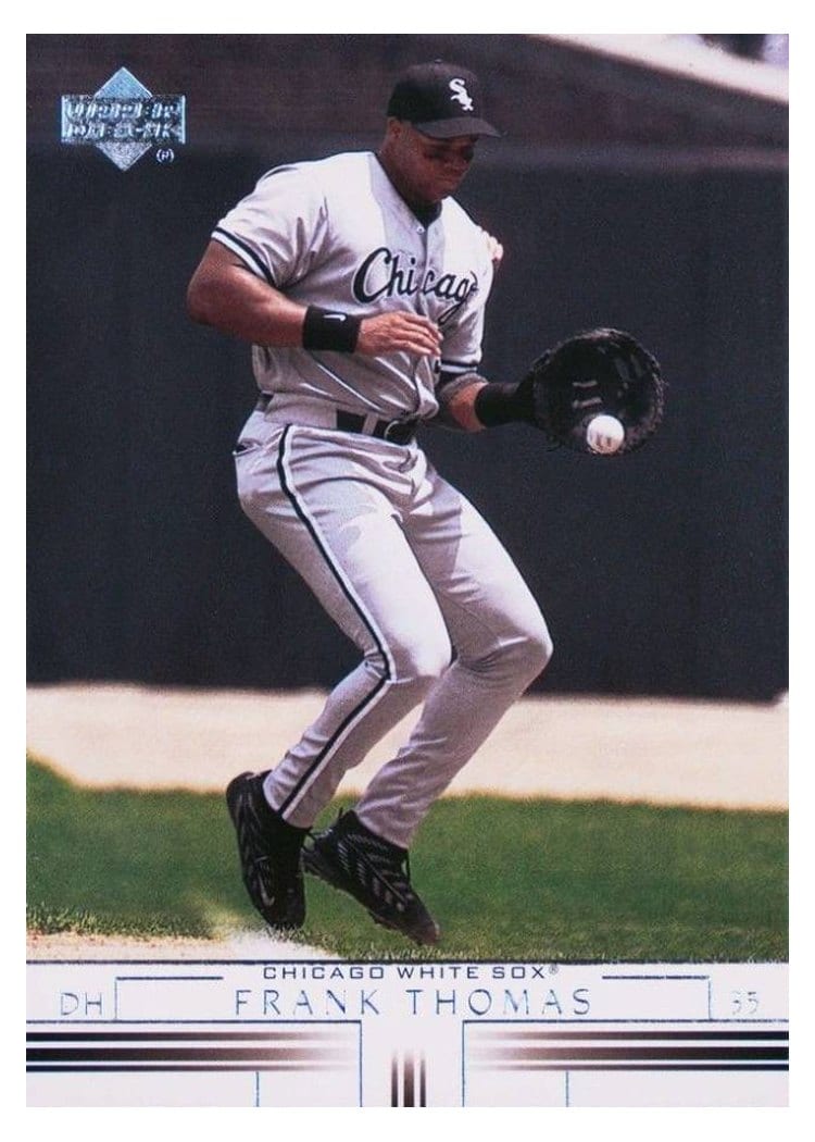 2002 Upper Deck Base Set Frank Thomas #619 card