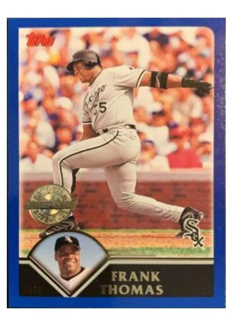 2003 Topps Base Set Frank Thomas #109 card