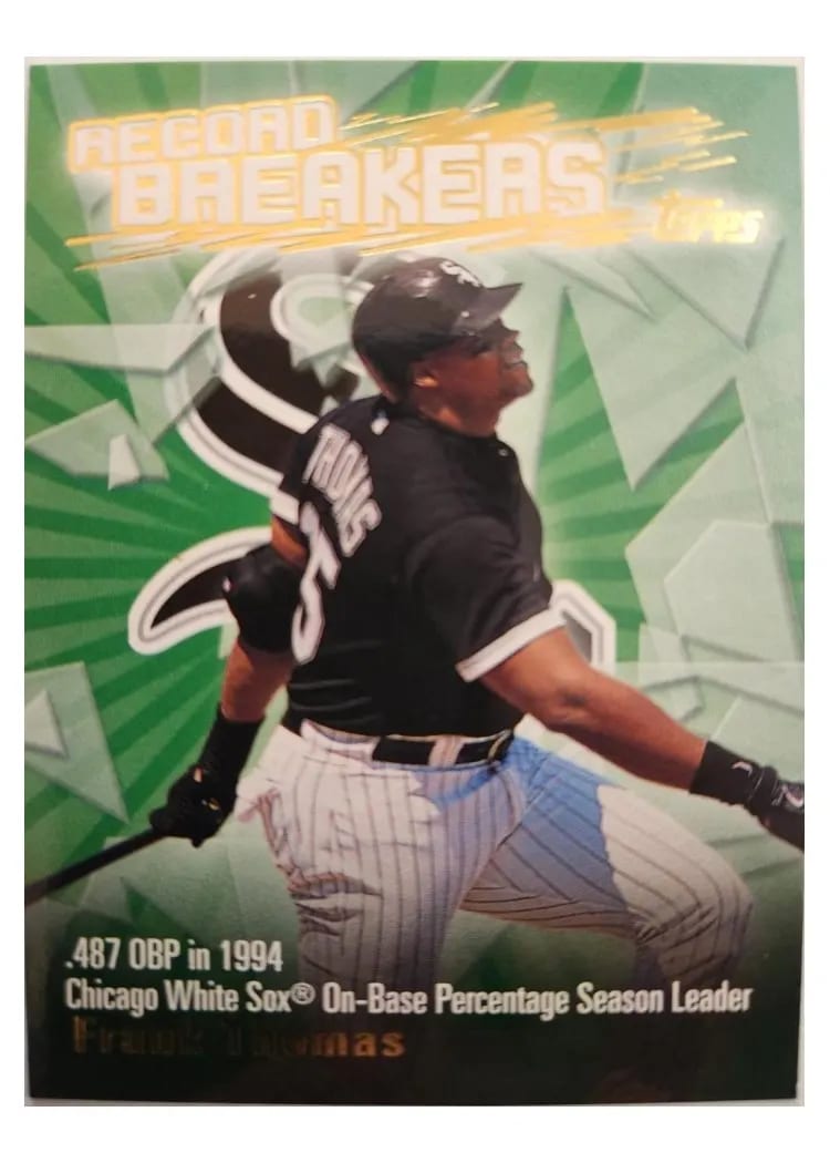 2003 Topps Record Breakers Frank Thomas #RB-FT card