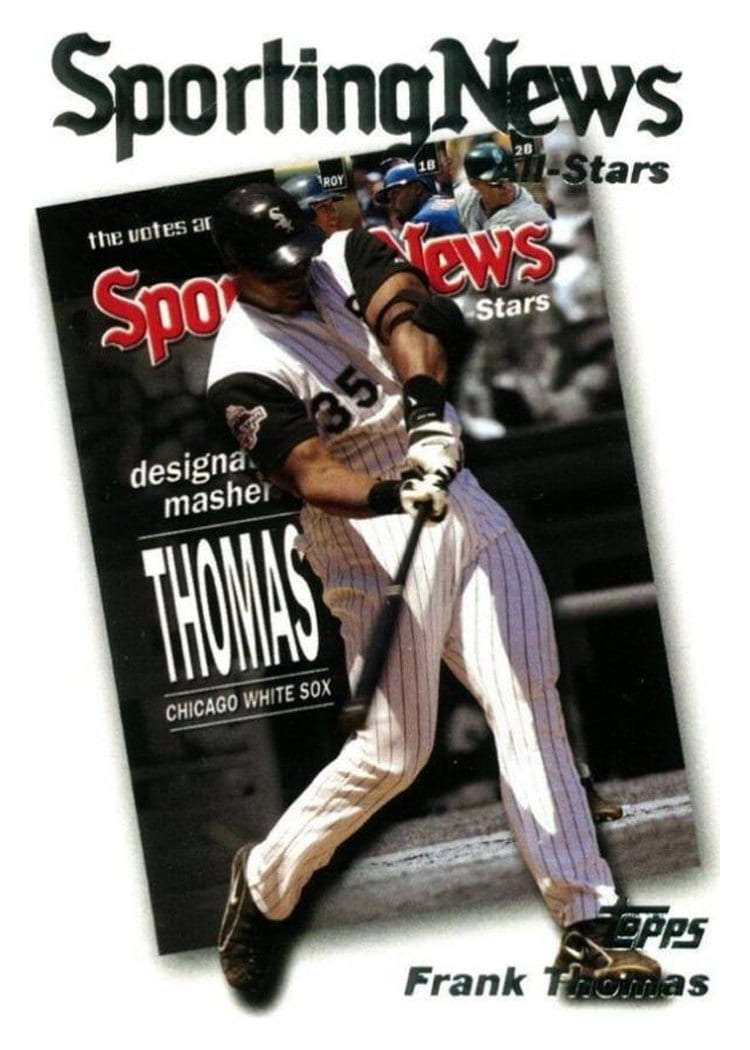 2004 Topps Base Set Frank Thomas #366 card