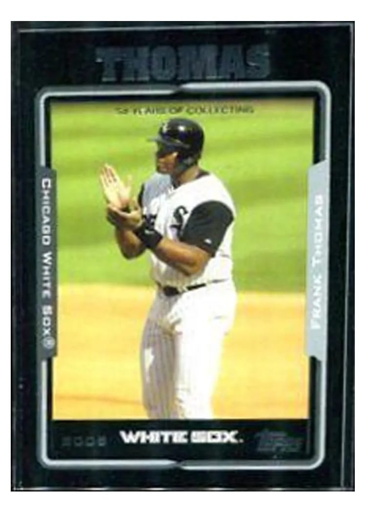 2005 Topps Base Set Frank Thomas #75 card