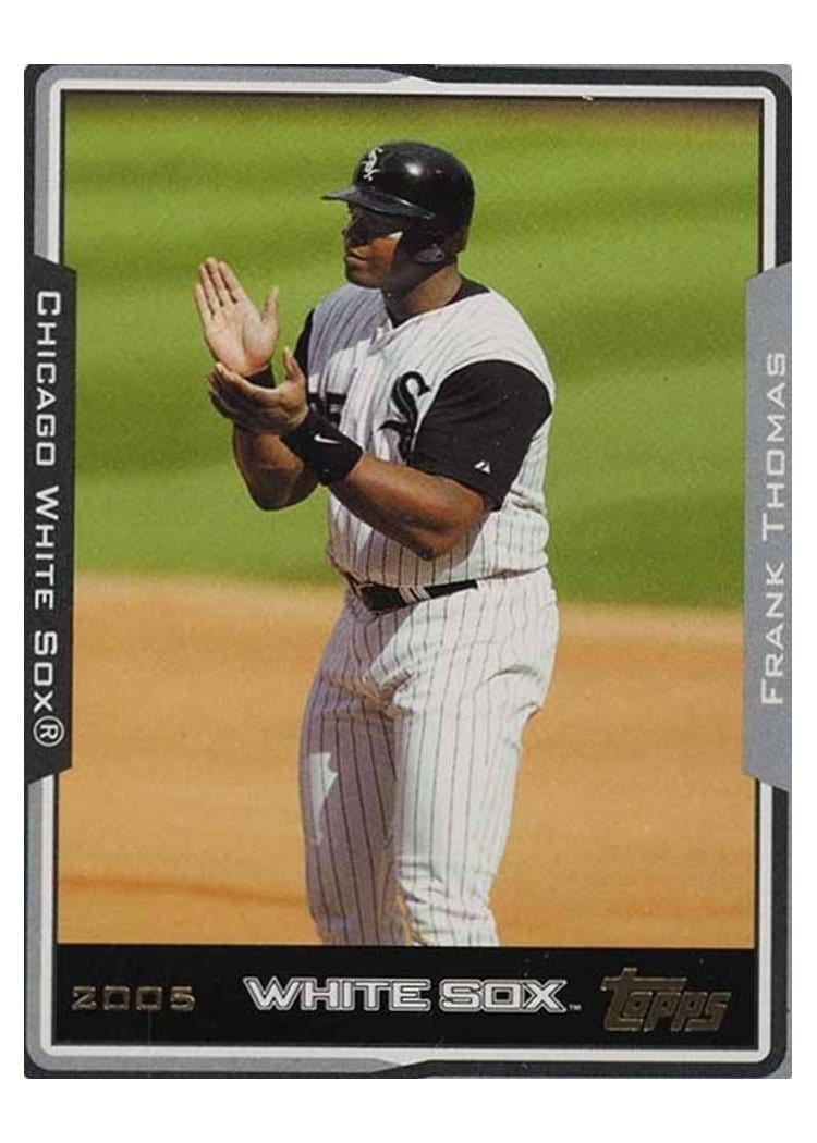 2005 Topps Base Set Frank Thomas #75 card