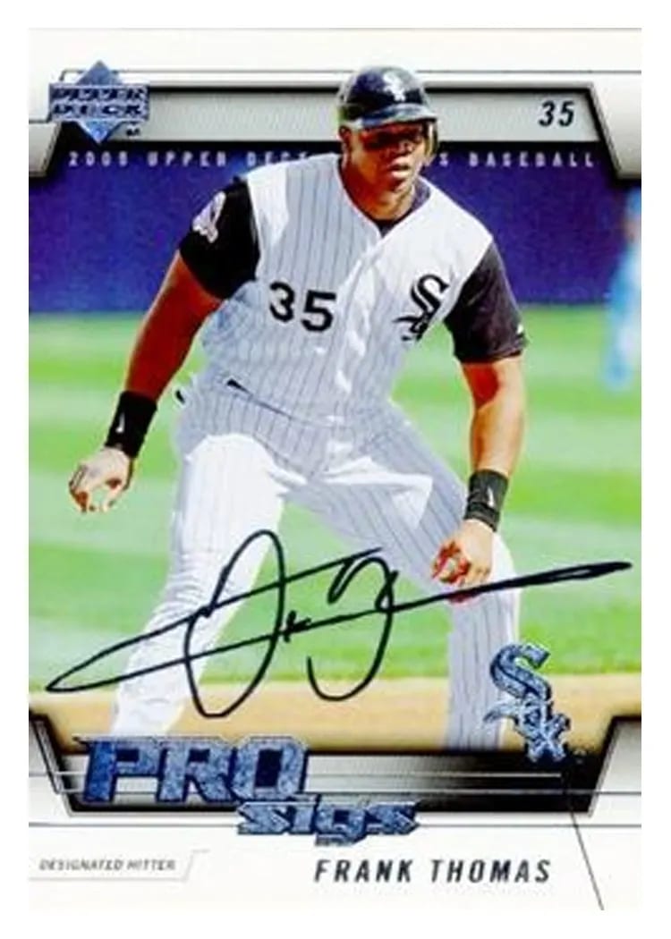 2005 Upper Deck Pro Sigs Frank Thomas #23 card