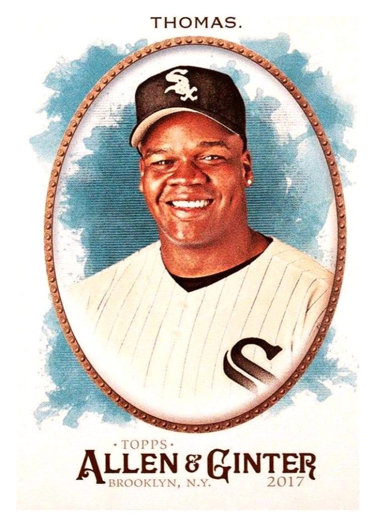 2017 Topps Allen & Ginter Base Set Frank Thomas #144 card