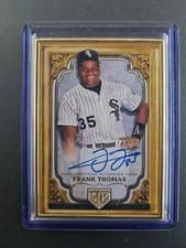 2024 Topps Gilded Collection Gallery of Gold Autographs Frank Thomas #GOG-FT card