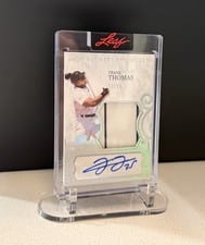 2025 Leaf Spectacular Baseball Signature Swatch Frank Thomas #SS-FT1