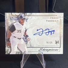 2025 Topps Museum Collection Showpieces Autographs Frank Thomas #SA-FTH