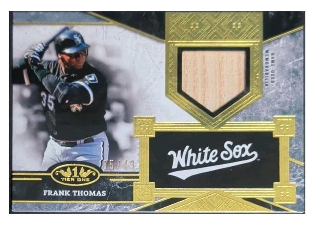 2025 Topps Tier One Top Shelf Relics Frank Thomas #TSR-FT