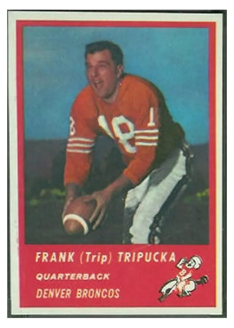1963 Fleer Frank Tripucka #79 card