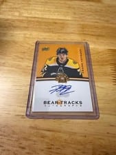 2023-24 Upper Deck Boston Bruins Centennial Bear Tracks Autographs Frank Vatrano #BT-FV card