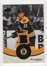 2023-24 Upper Deck Boston Bruins Centennial Centennial Cloth Relics Frank Vatrano #CCR-FV card