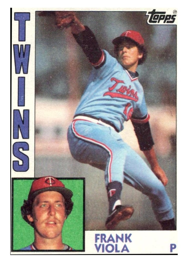 1984 Topps Frank Viola #28 card