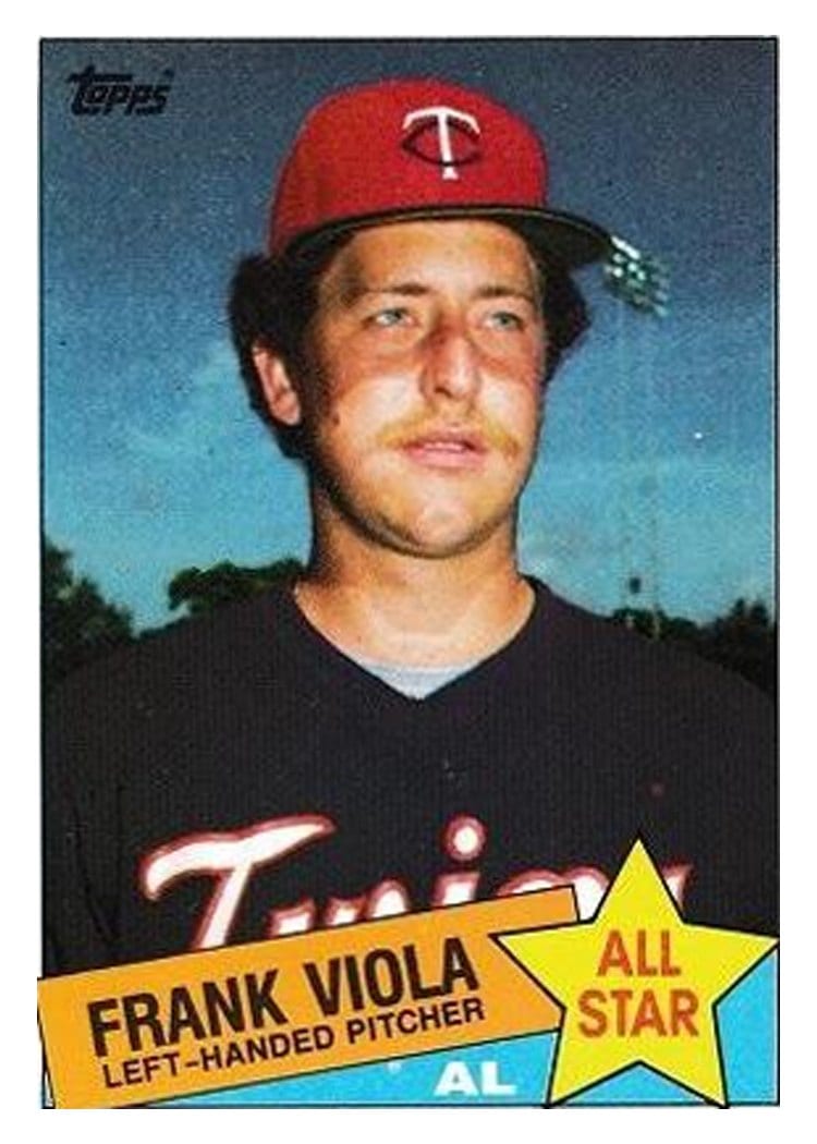 1985 Topps Frank Viola #710 card