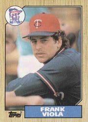 1987 Topps Base Set Frank Viola #310 card