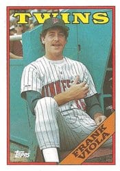 1988 Topps Base Set Frank Viola #625 card