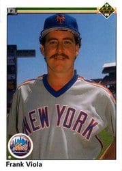 1990 Upper Deck Base Set Frank Viola #626 card