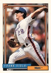 1992 Topps Base Set Frank Viola #510 card