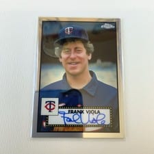 2021 Topps Chrome Platinum Anniversary Autographs Frank Viola #PA-FV card