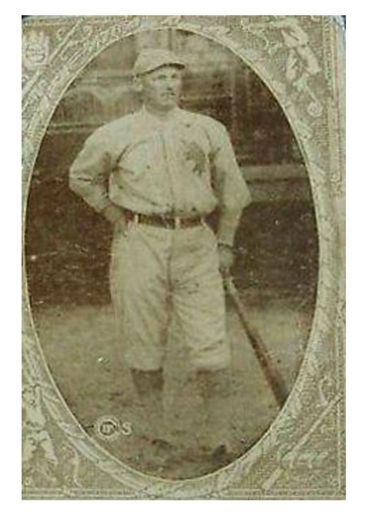 1922 E120 American Caramel Frank Welch card