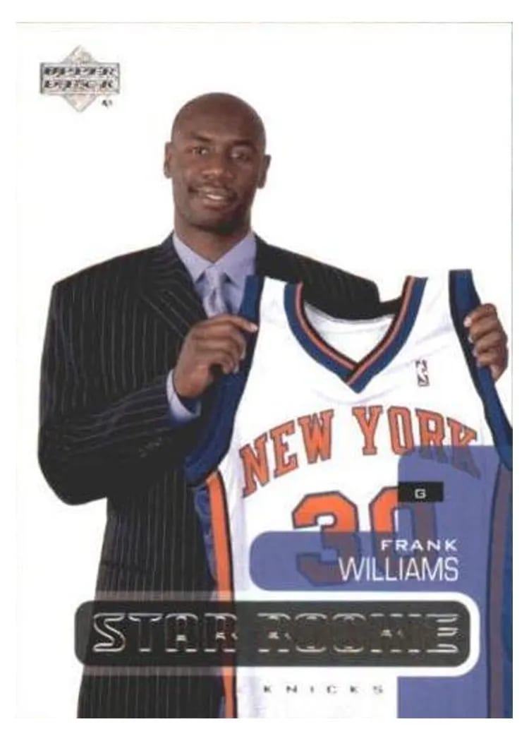 2002 Upper Deck Frank Williams #196 card