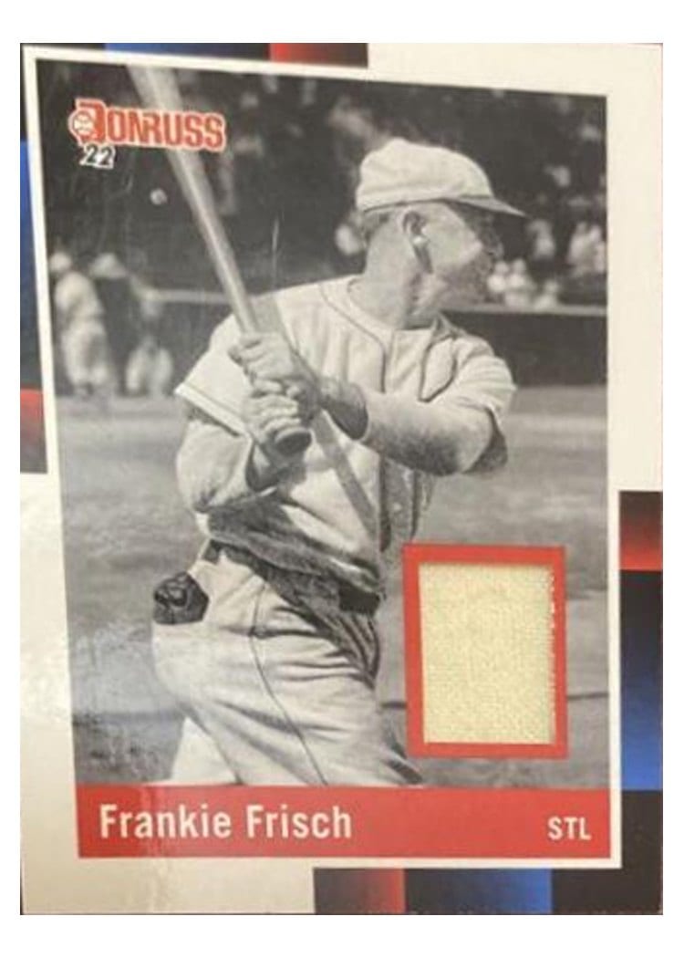 2022 Donruss Retro 1988 Materials Frankie Frisch #R88M-FF card
