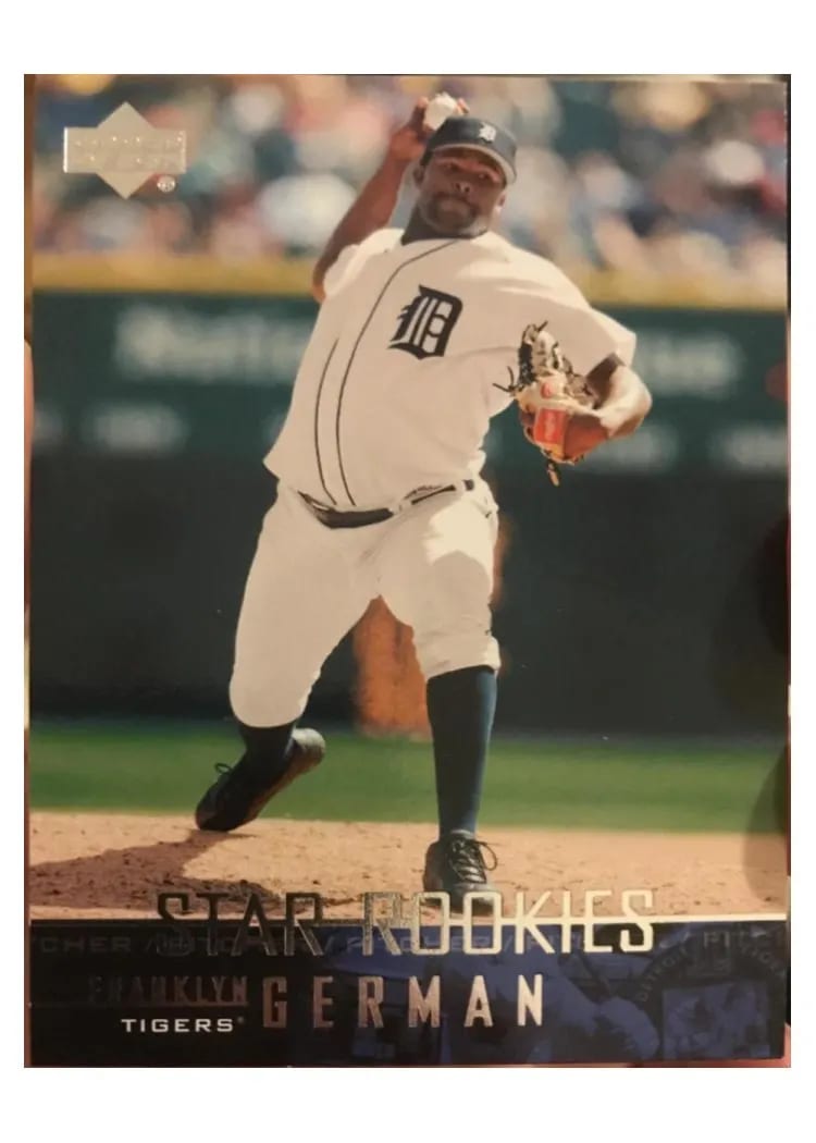 2004 Upper Deck Franklyn German #28 card