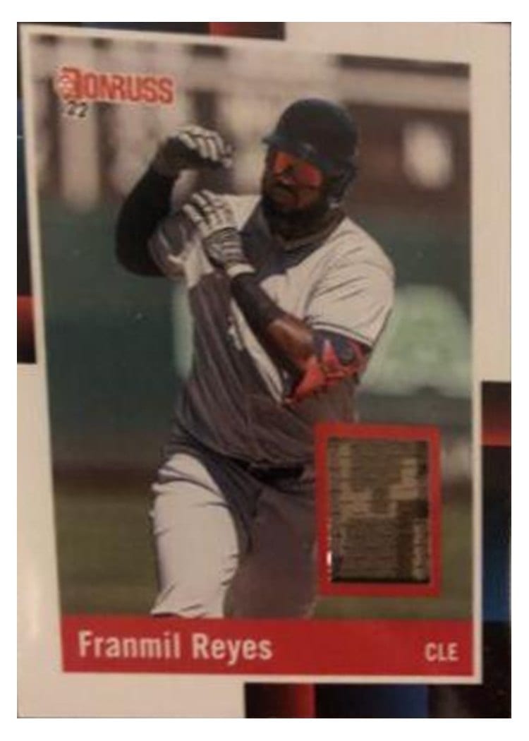 2022 Donruss Retro 1988 Materials Franmil Reyes #R88M-FR card