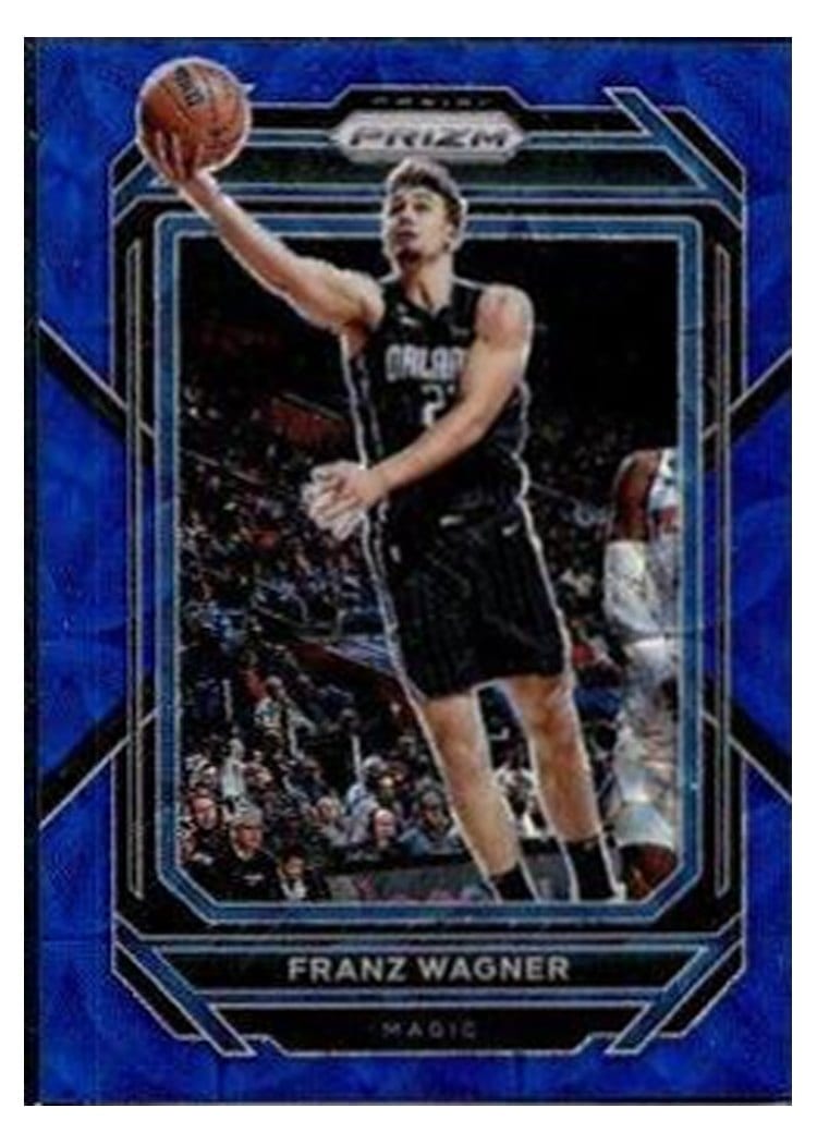 2022-23 Panini Prizm Base Set Franz Wagner Choice Blue Prizm #182 card