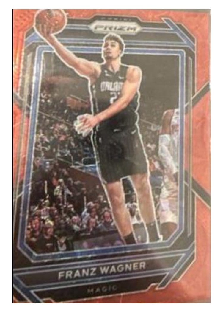2022-23 Panini Prizm Base Set Franz Wagner Choice Red Prizm #182 card