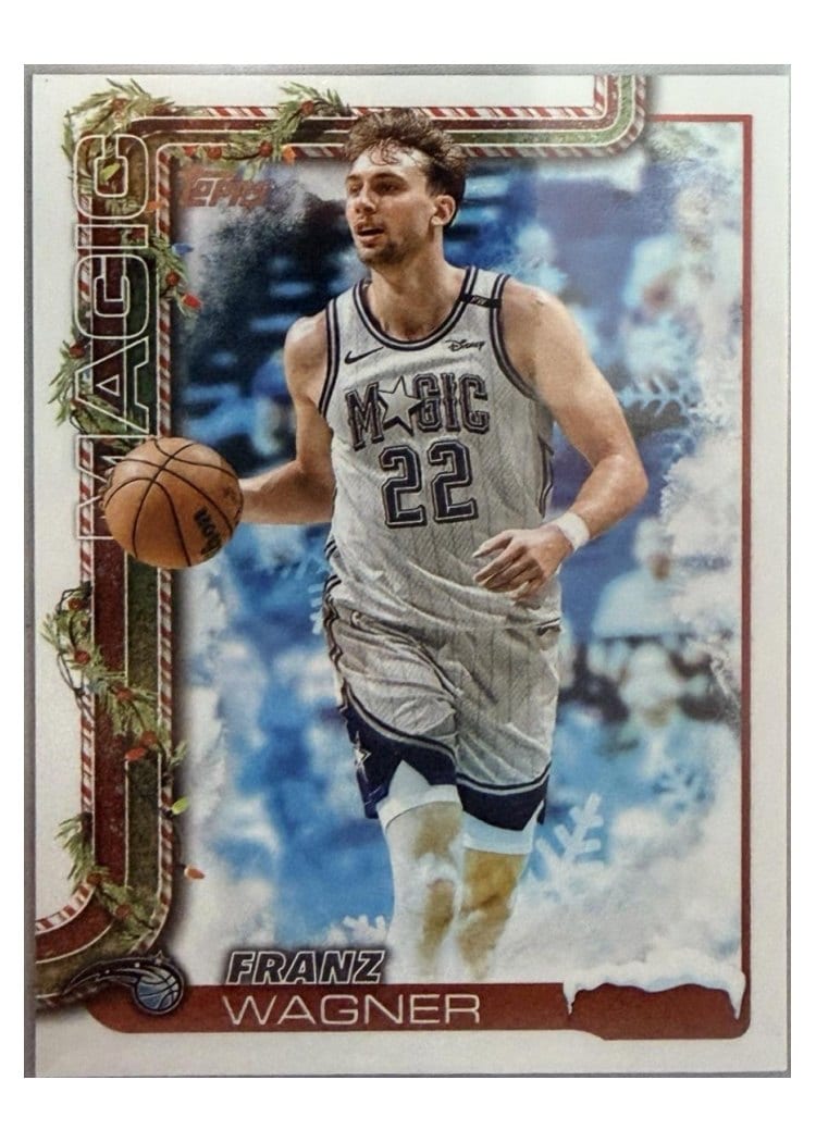 2025-26 Topps Holiday SSP Photo Variations Franz Wagner #SSV-FW card