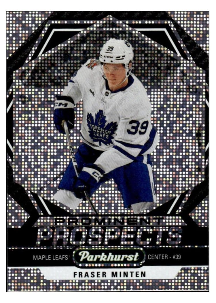 2023-24 Parkhurst Prominent Prospects Fraser Minten #PP-FM card