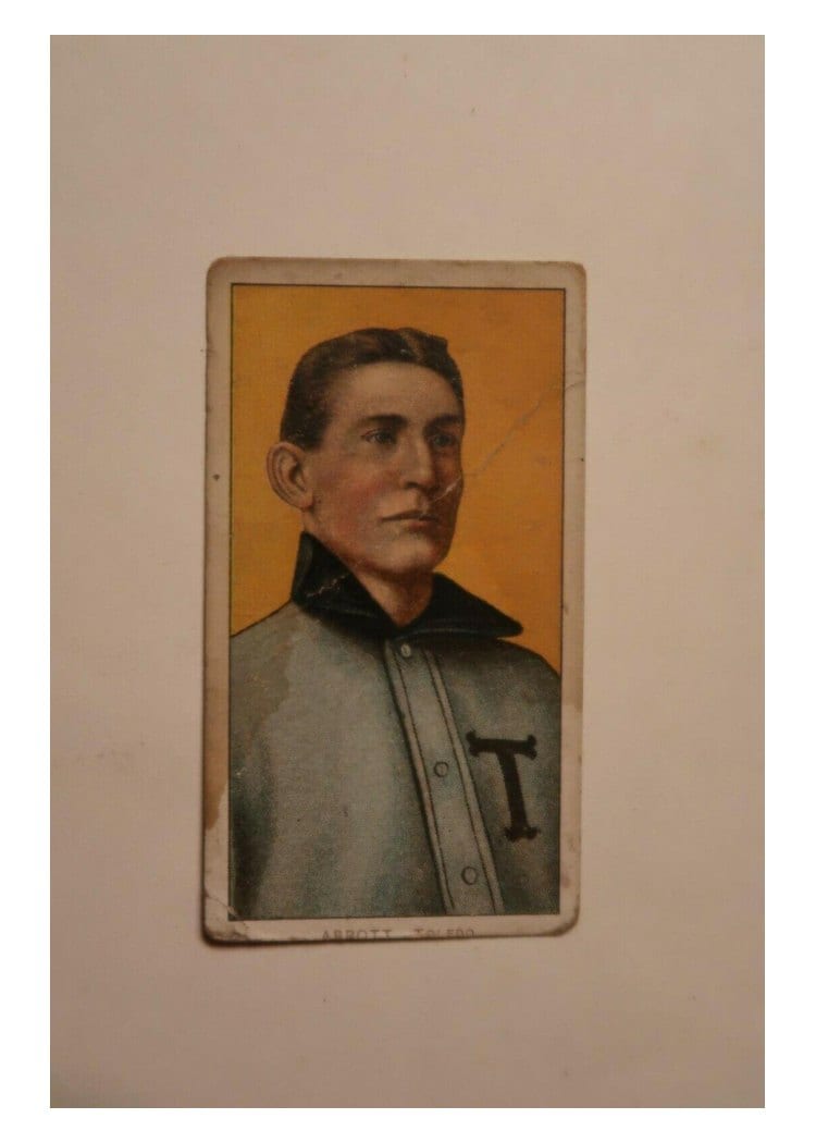 1909 T206 Piedmont 350 Fred Abbott card