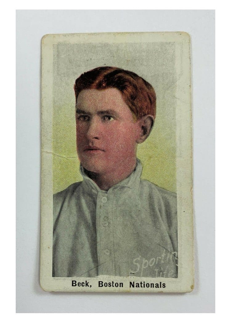 1911 M116 Sporting Life Fred Beck card