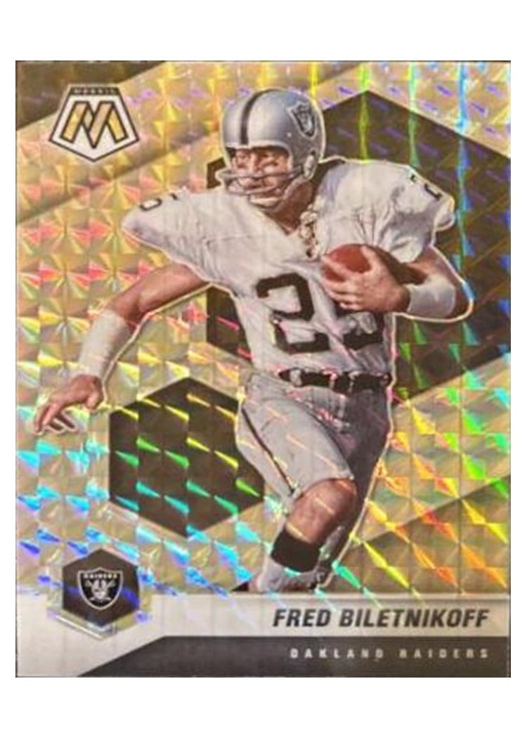 2021 Panini Mosaic Base Set Fred Biletnikoff #105 card
