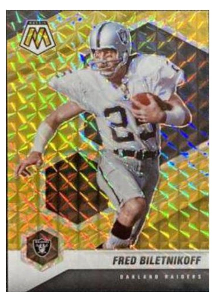 2021 Panini Mosaic Base Set Fred Biletnikoff #105 card