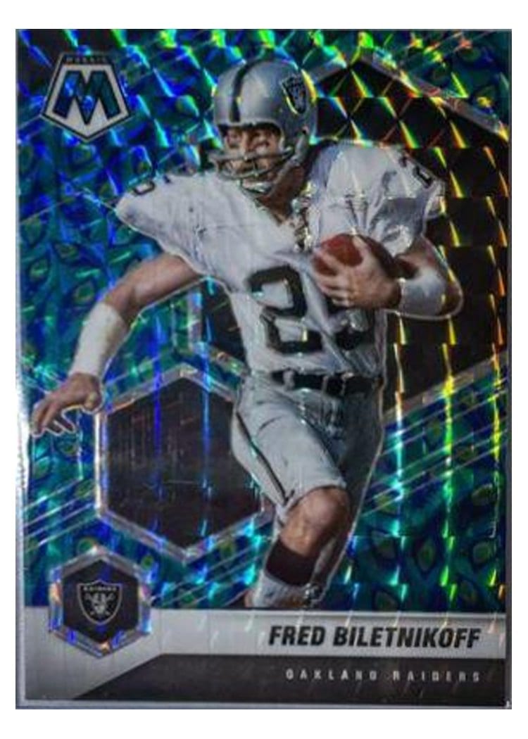 2021 Panini Mosaic Base Set Fred Biletnikoff #105 card