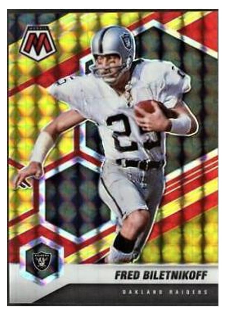 2021 Panini Mosaic Base Set Fred Biletnikoff #105 card