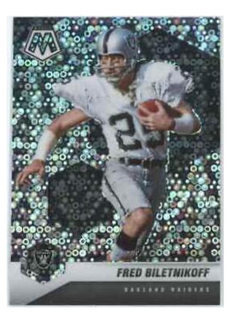 2021 Panini Mosaic Base Set Fred Biletnikoff #105 card