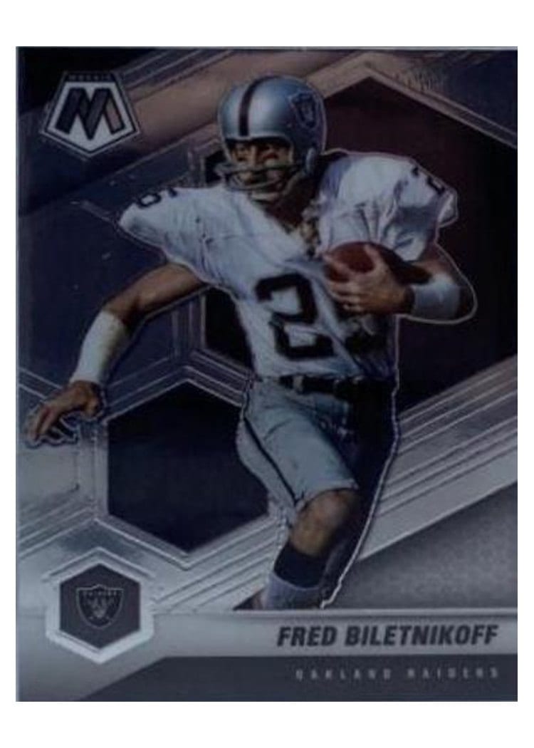 2021 Panini Mosaic Base Set Fred Biletnikoff #105 card
